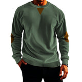 Stand Collar Corduroy Long-sleeved Sweater For Men - WOMONA.COM