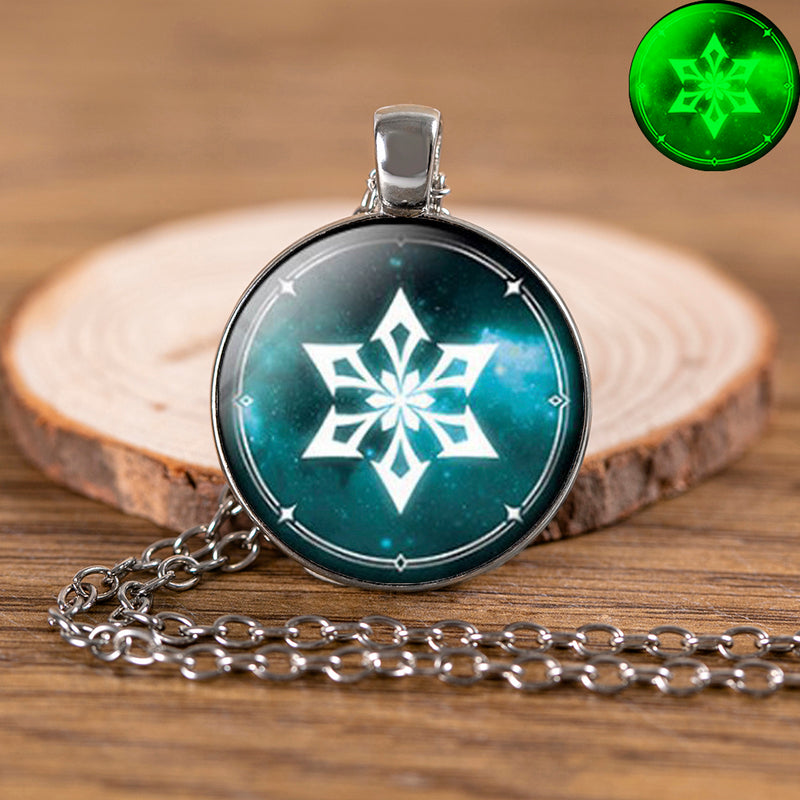 Genshin Impact Glow In The Dark Necklace - WOMONA.COM