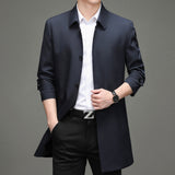 Medium Casual Mid-length Trench Coat