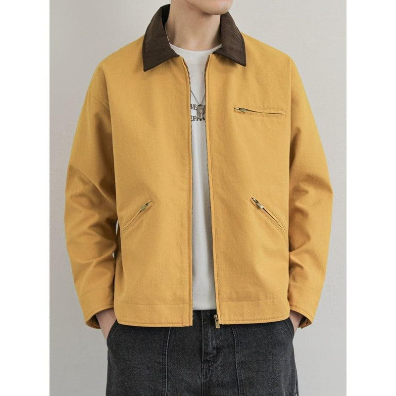 Chaqueta de solapa retro de American Workwear