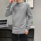 Casual Round Neck Sweater Trendy Unique Handsome