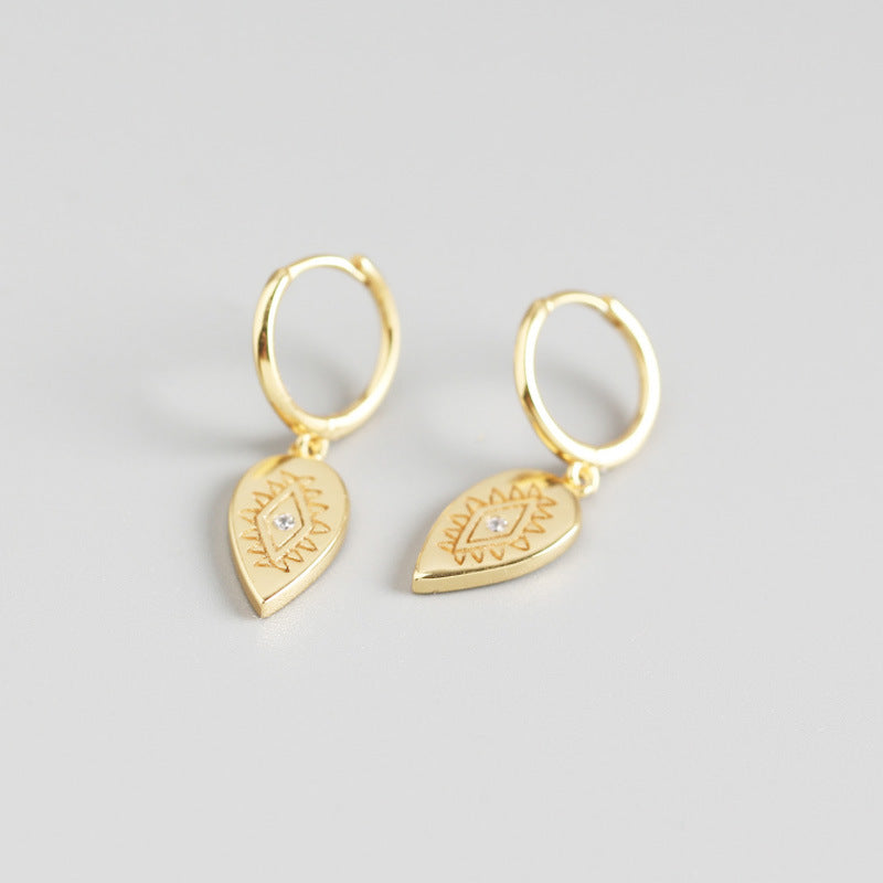 Women's earrings with diamond - WOMONA.COM