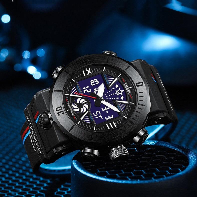 Sports Waterproof Trend Electronic Men's Watch - WOMONA.COM
