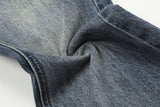 Fashion Retro Washed Worn Jeans Men - WOMONA.COM