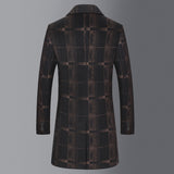 Men's Mid-length Slim Woolen Woolen Coat - WOMONA.COM