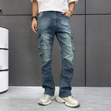 Multi-Pocket Workwear Jeans Men's - WOMONA.COM