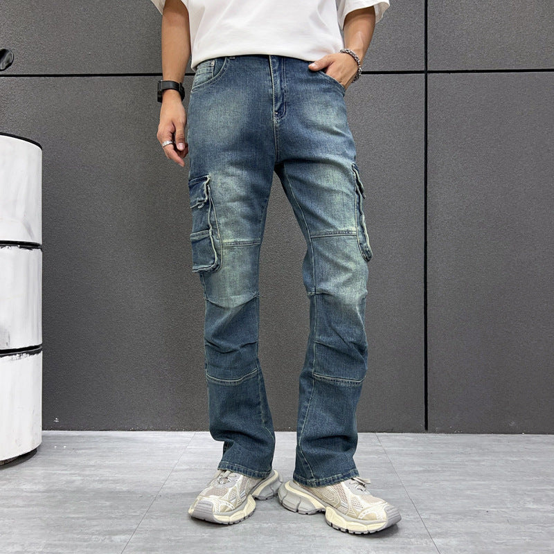 Multi-Pocket-Workwear-Jeans für Herren