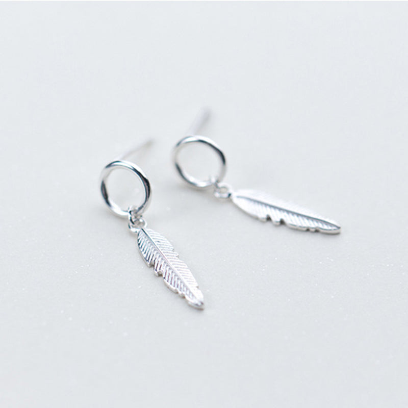 Sweet leaf earrings - WOMONA.COM