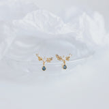 Zircon temperament star earrings - WOMONA.COM