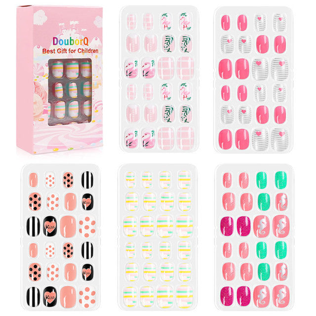 New Cartoon Candy Children's Nails - WOMONA.COM