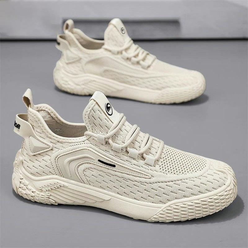 Casual Lightweight Lace-up Sneakers For Men - WOMONA.COM