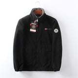 Man Double-sided Polar Fleece Jacket - WOMONA.COM