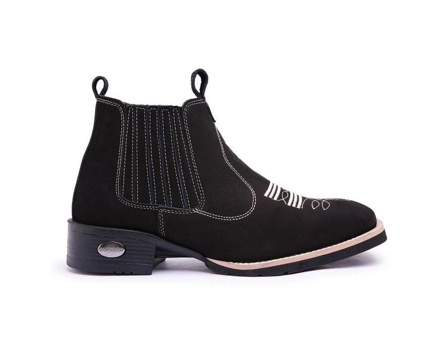 Flat Heel Round Toe Martin Boots Men - WOMONA.COM