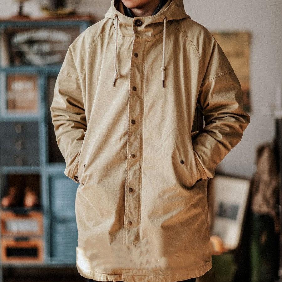 Men's American Vintage Fishtail Parka with Hood