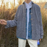 Men's Trendy High Street Woolen Coat - WOMONA.COM