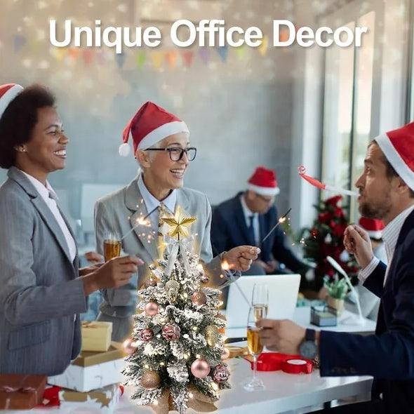 22in Tabletop Christmas Tree With Light Artificial Small