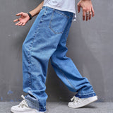 Vintage Casual Jeans Männer Amerikanischen Stil Trend