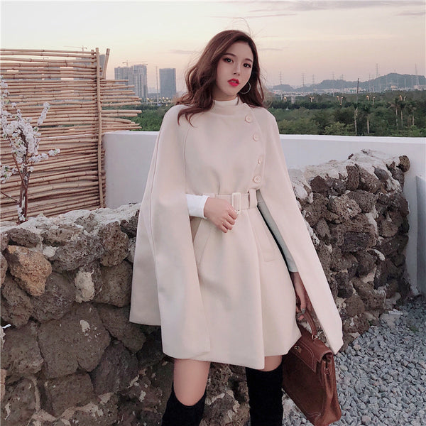 All-match Cloak Woolen Coat Autumn And Winter