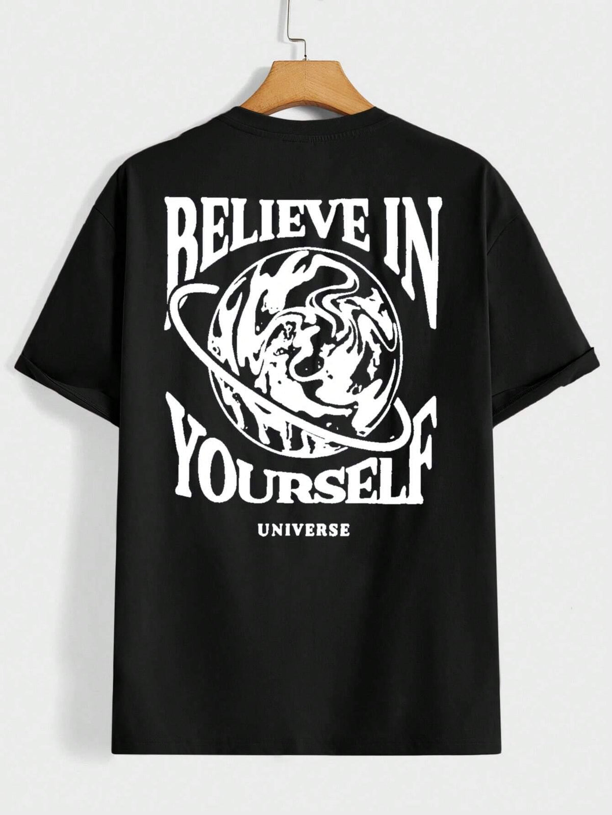 Believe In Yourself Universe Funny Men T-shirt - WOMONA.COM