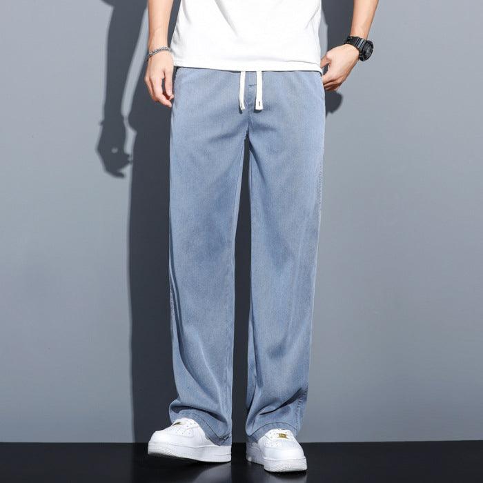 Fashionable And Personalized Tencel Jeans For Men - WOMONA.COM