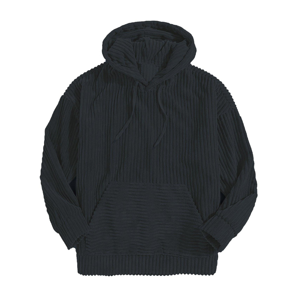 Kangaroo Pocket Hanging Shoulder Hoodie - WOMONA.COM