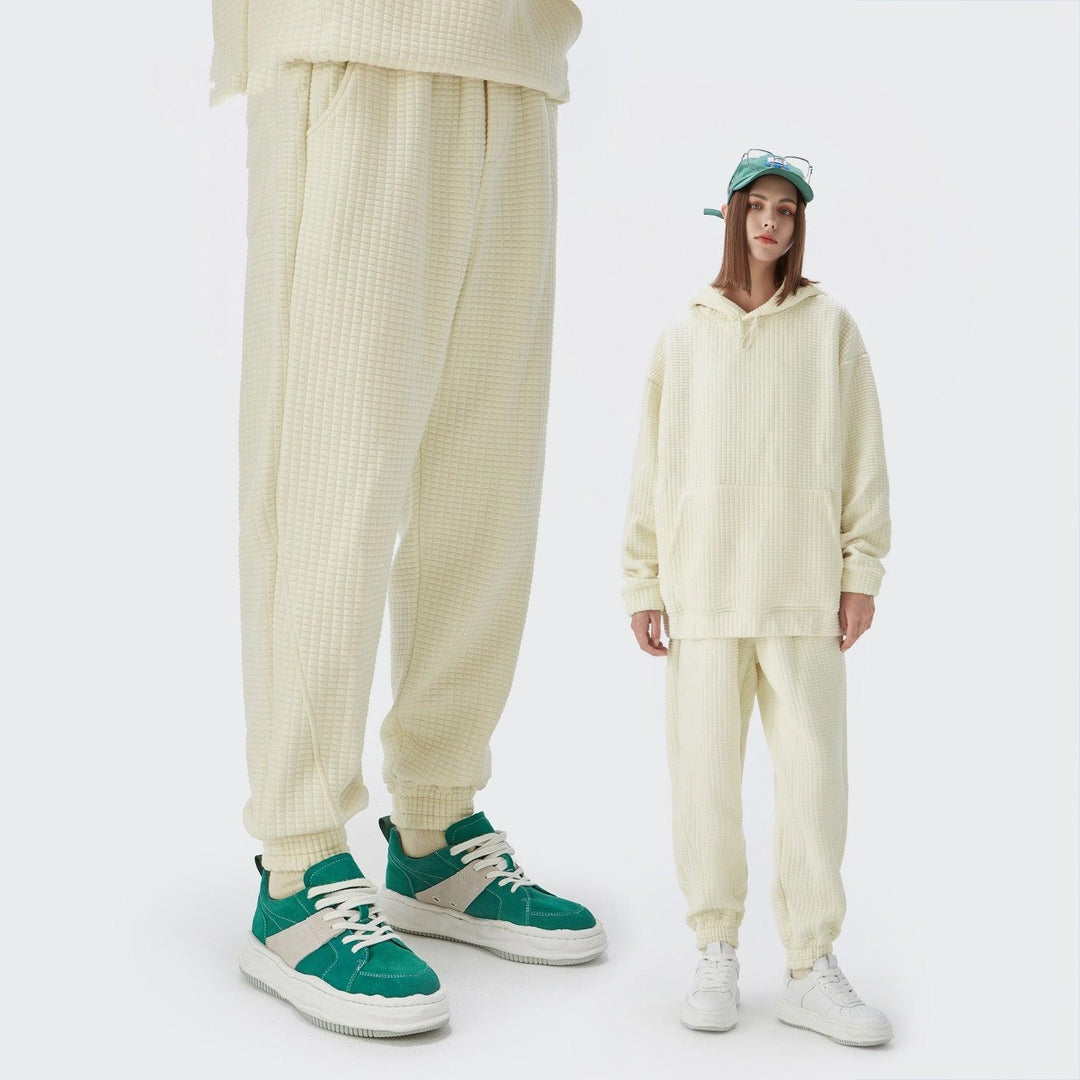 Weight Corn Waffle Sweatpants Men's - WOMONA.COM