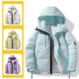 Fabric Casual Cold-resistant Warm Hooded - WOMONA.COM