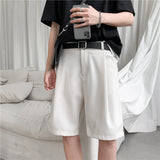 Casual Fashion Brand Thin Straight Five-point Pants For Men - WOMONA.COM