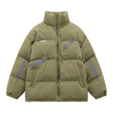 Stand-up Collar Cotton-padded Clothes Coat Men's