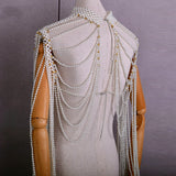 Luxury Beaded Bridal Gown Shawl - WOMONA.COM