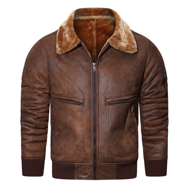 New Leather And Fur Men's Jacket Men's