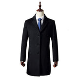 Mid-length Casual Slim Business Trench Coat - WOMONA.COM