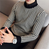 Casual Patchwork Knitwear Sweater - WOMONA.COM