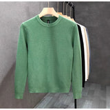 Loose Round Neck Sweater Men's Knitted Shirt