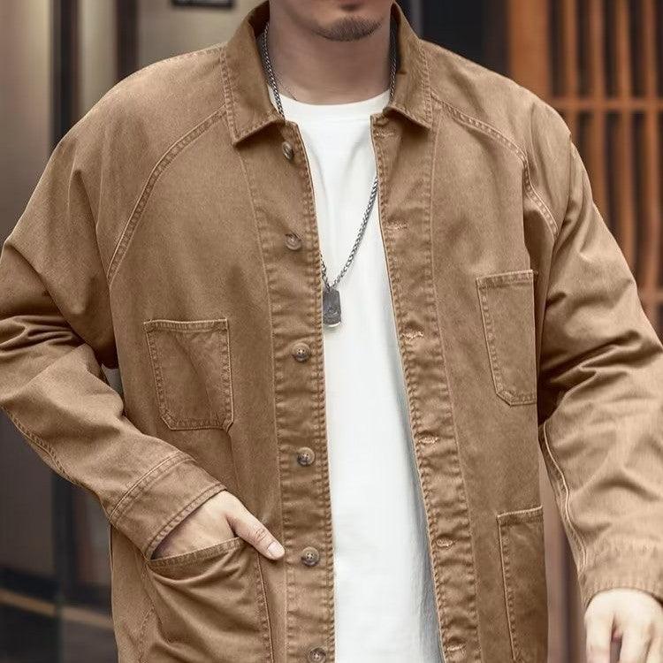 Versatile Casual Denim Jacket For Men - WOMONA.COM