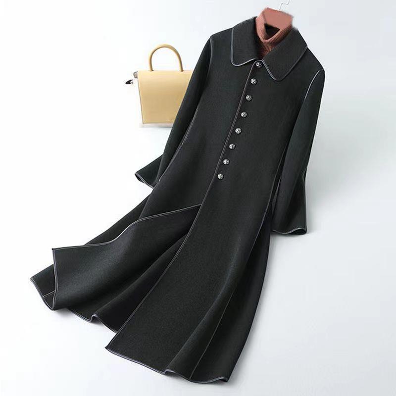 Women's Fashion Long Below The Knee Coat