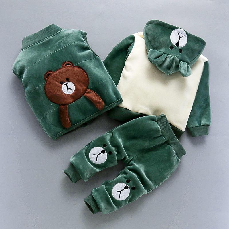 Three-piece Set Of Baby Clothes For Children - WOMONA.COM