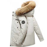 Hooded Fur Collar Warm And Thickened - WOMONA.COM