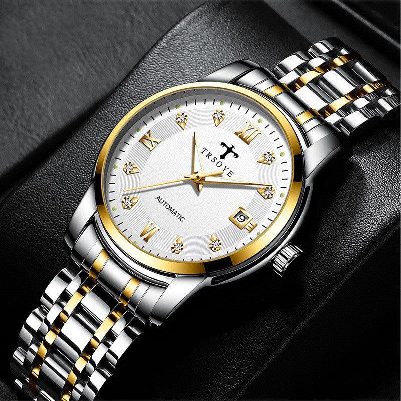 Business Luminous Waterproof Automatic Mechanical Watch - WOMONA.COM