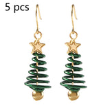 Christmas Tree Star DIY Earrings - WOMONA.COM