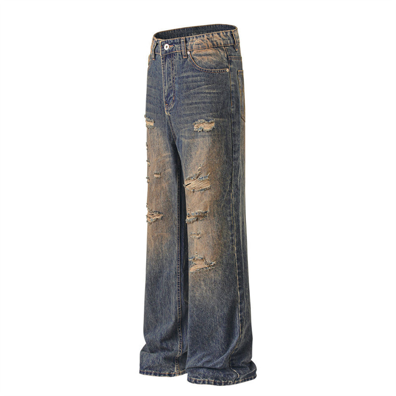 American High Street Ripped Jeans For Men - WOMONA.COM