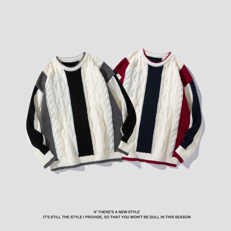 Round Neck Sweater College Style Japanese Style - WOMONA.COM