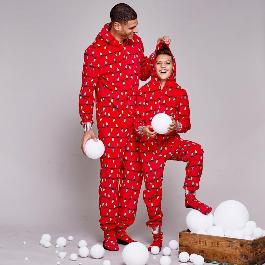 One-piece Pajamas Home Wear Parent-child Outfit - WOMONA.COM