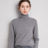 Pile up collared cashmere sweaters - WOMONA.COM