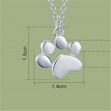 Footprint necklace - WOMONA.COM