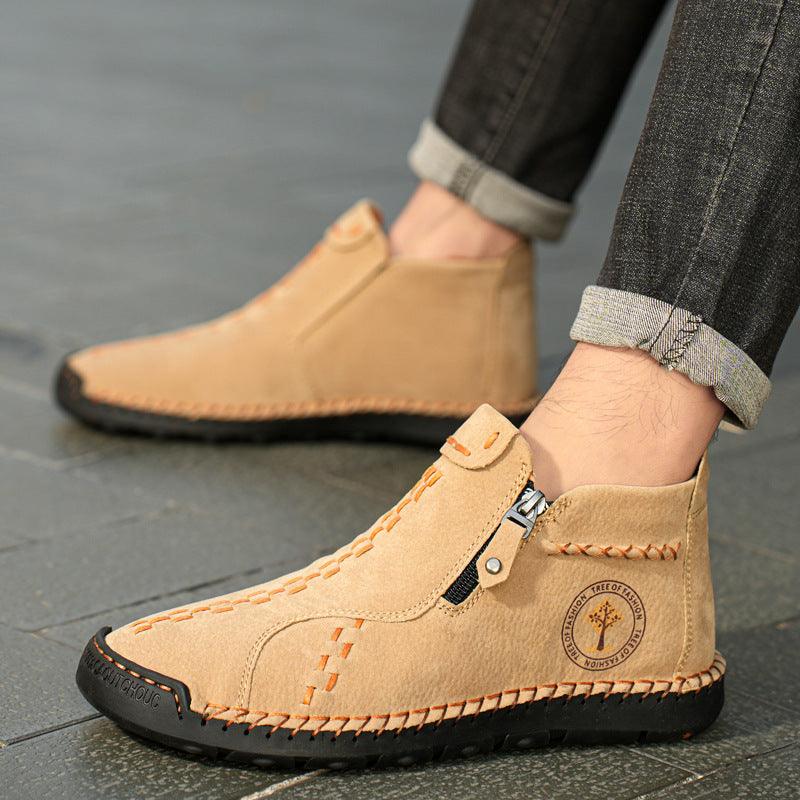 Martin Boots Men's High-top Thick Bottom Fashion - WOMONA.COM