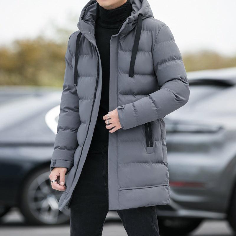 Men's Long Hooded Winter Coat – 3 Colours