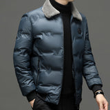 Fur Collar Coat Men's Casual Jacket