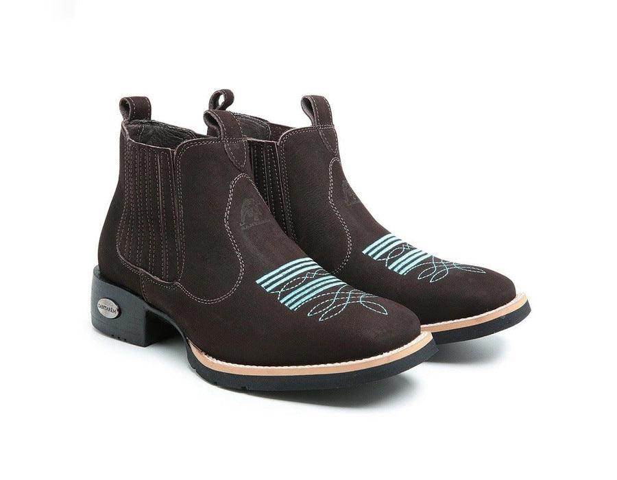 Flat Heel Round Toe Martin Boots Men - WOMONA.COM