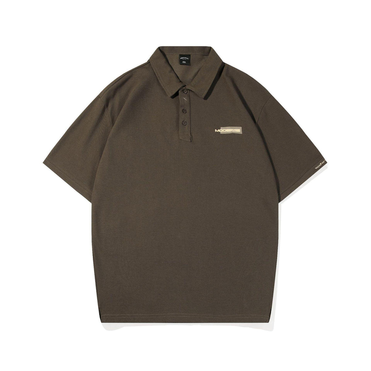 Retro Texture Embroidered Polo Shirt T-shirt For Men - WOMONA.COM